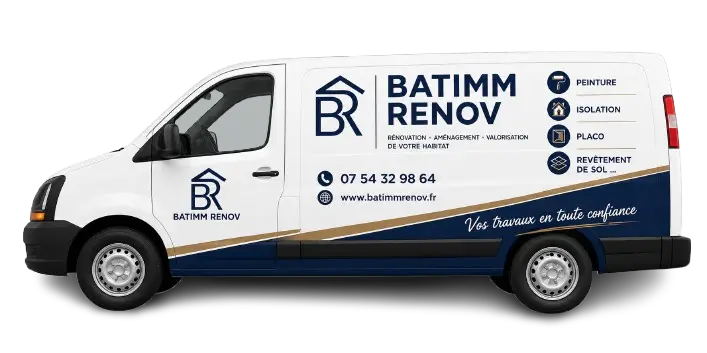 Camion Batimm Renov — artisan plâtrier peintre Louhans 71